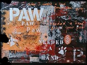 Paw (mixed Media)  